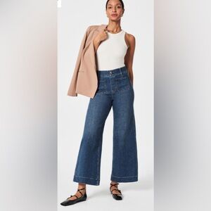 Talbots wide leg jeans size 8